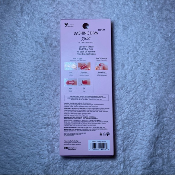 Dashing Diva Gloss Ultra Shine Gel Press-On Nails - Oh My Orchid - Picture 10 of 10